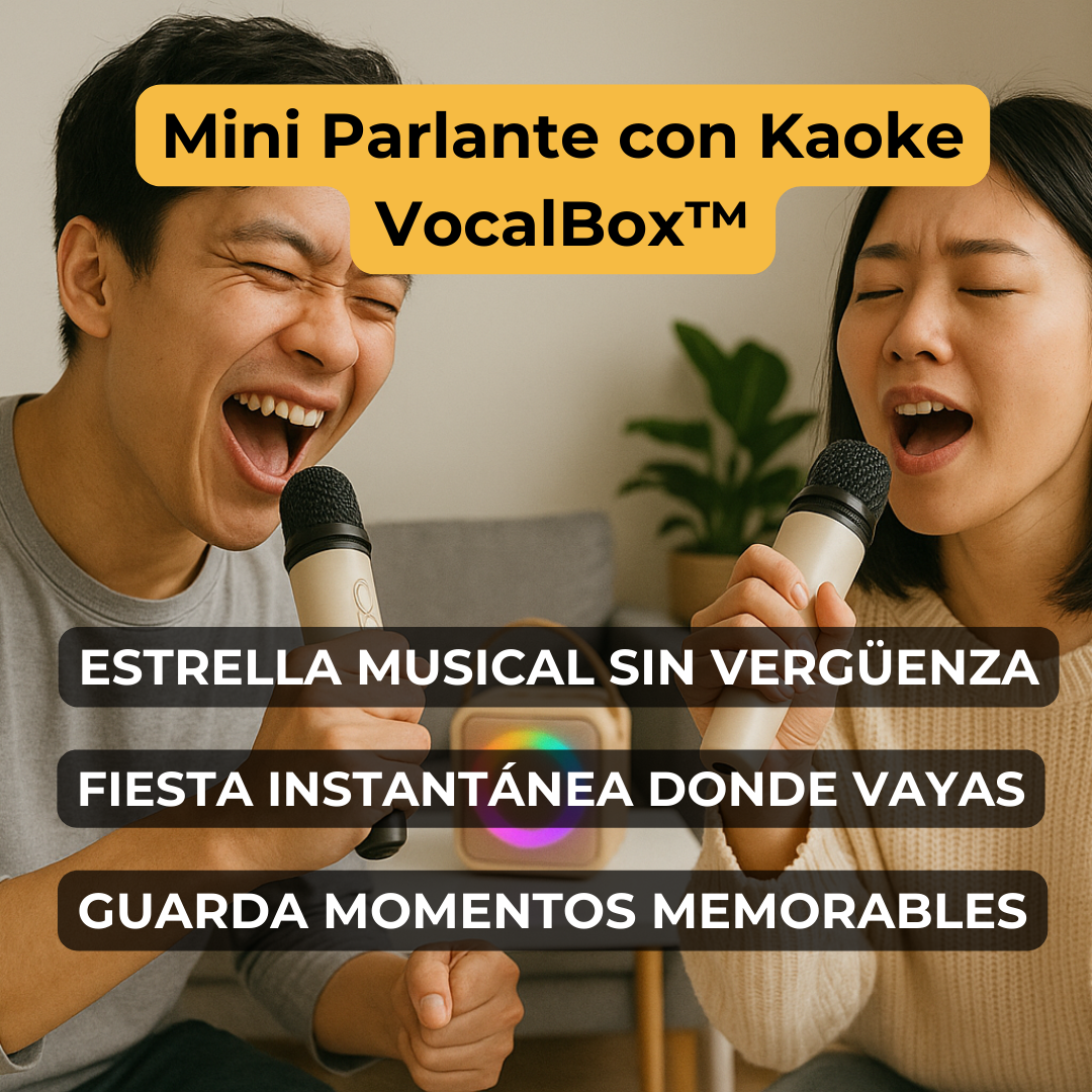 Mini Parlante Karaoke VocalBox™